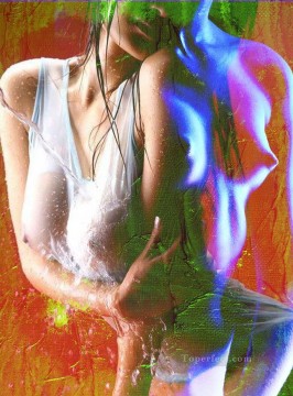 Arte original de Toperfect Painting - desnudo sexual decorativo impasto desnudo original
